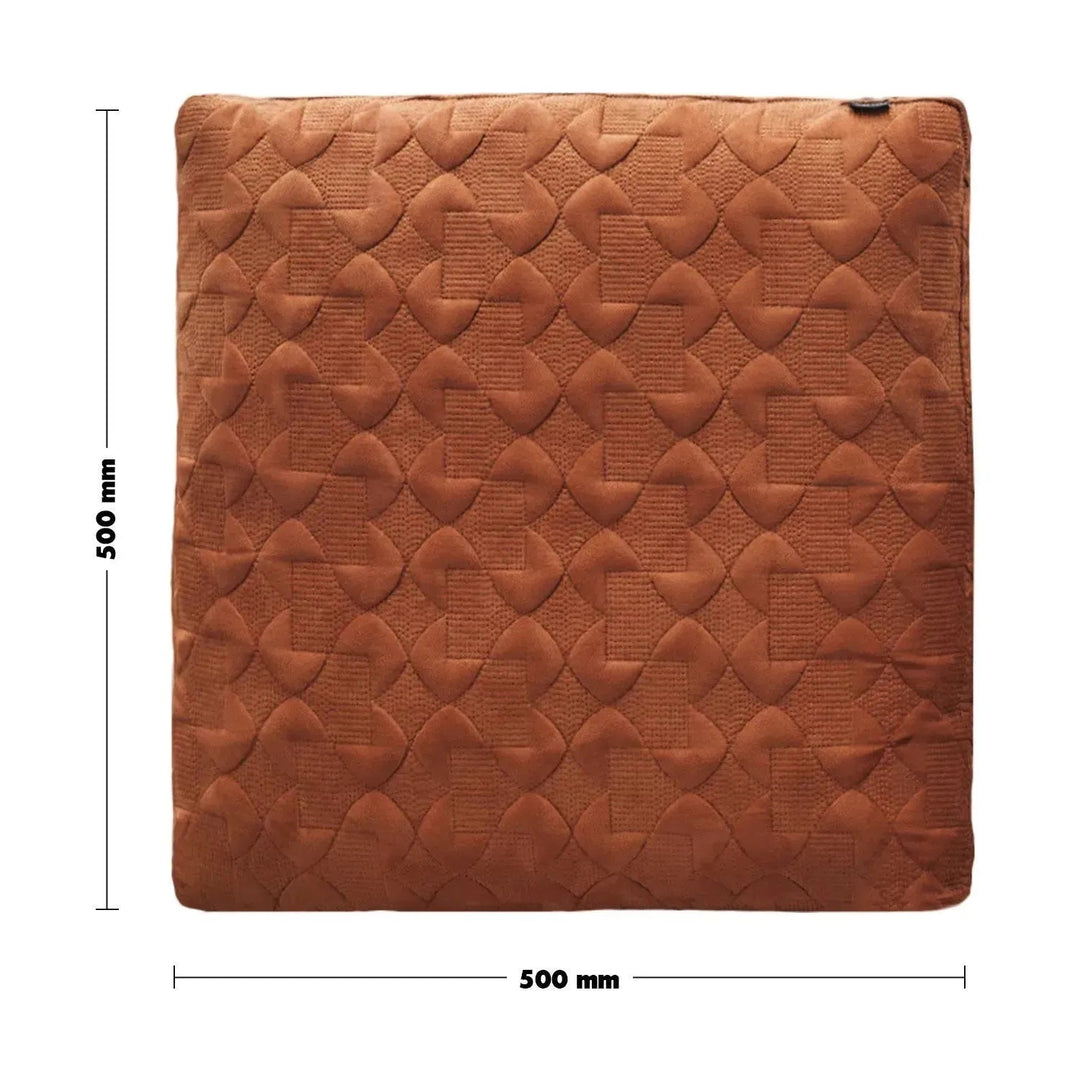 Bauhaus fabric sofa pillow classic orange size charts.