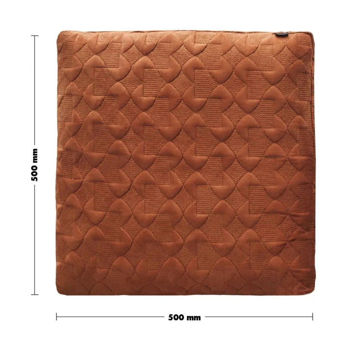 Bauhaus fabric sofa pillow classic orange size charts.