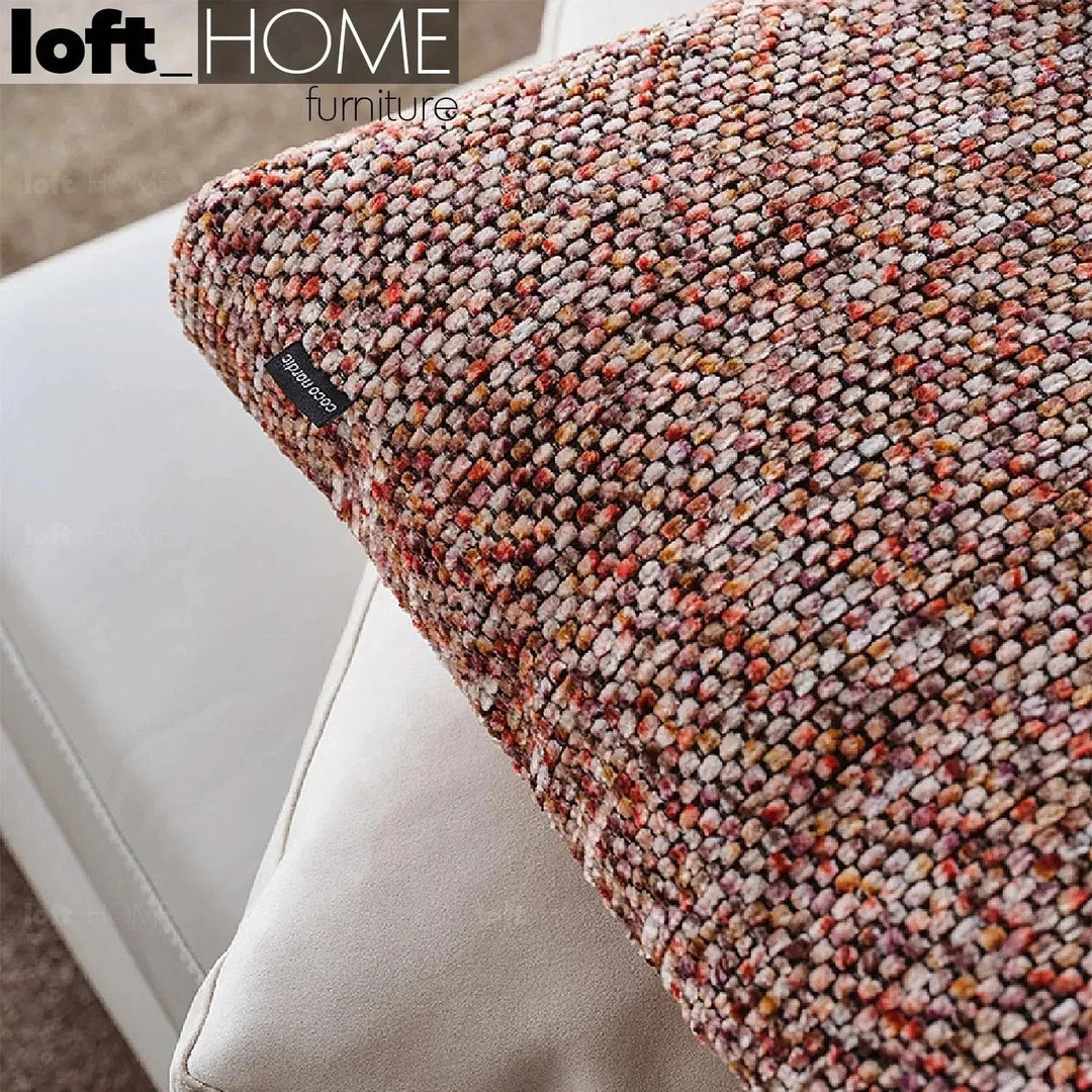 Modern Fabric Sofa Pillow SPRING Red