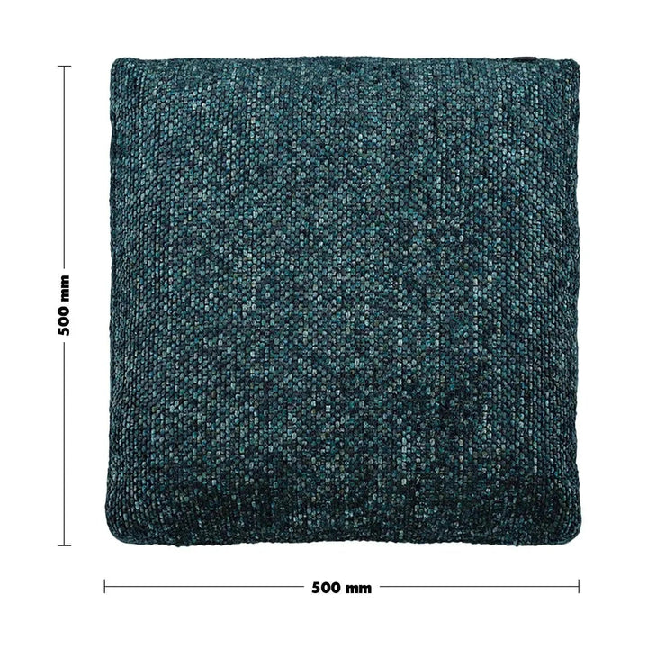 Modern fabric sofa pillow winter blue size charts.