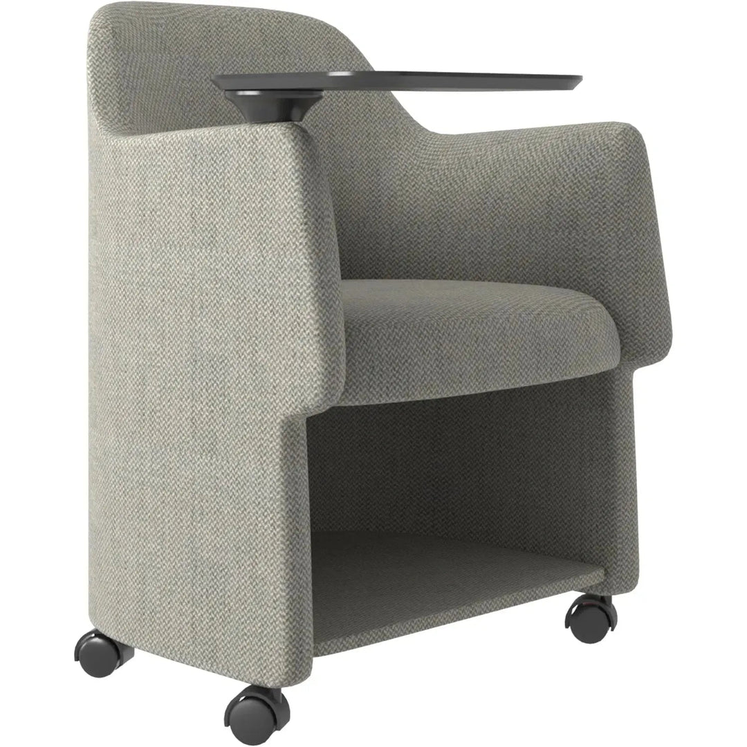 Modern Fabric Training Office Chair With Writing Board CACTUS