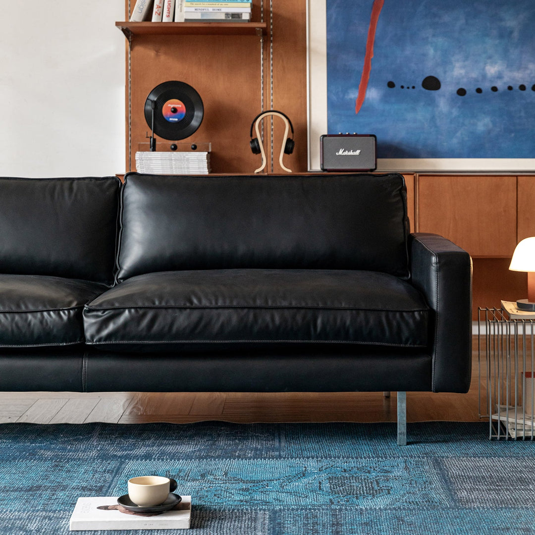 Minimalist Microfiber Leather 1 Seater Sofa UNIQUE