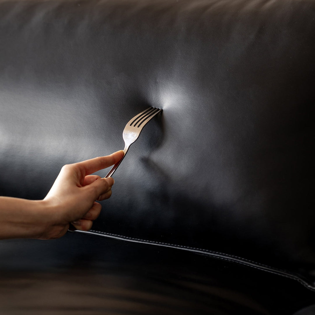 Minimalist Microfiber Leather 1 Seater Sofa UNIQUE