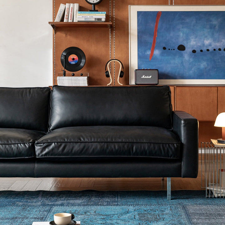 Minimalist Microfiber Leather 2 Seater Sofa UNIQUE