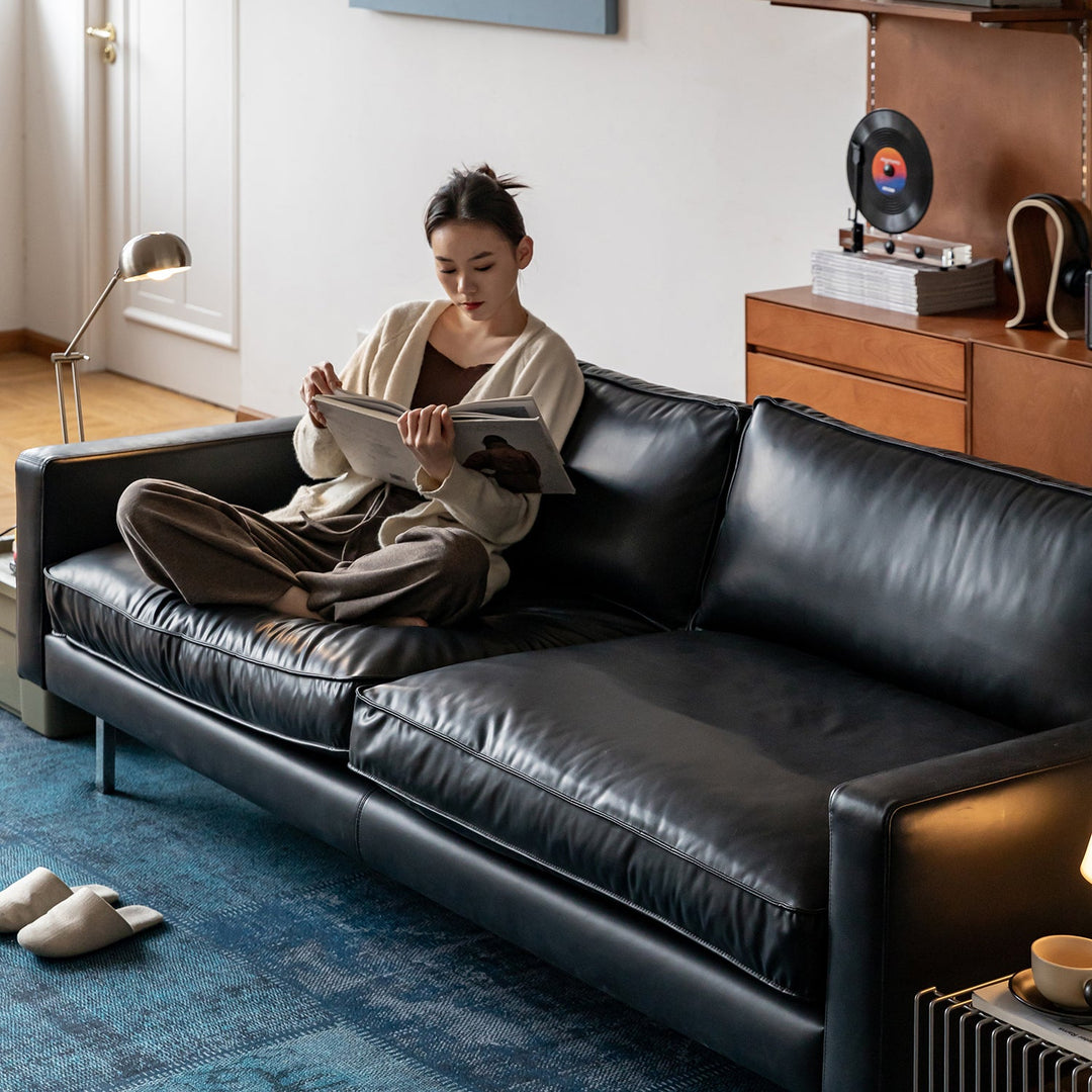 Minimalist Microfiber Leather 2 Seater Sofa UNIQUE