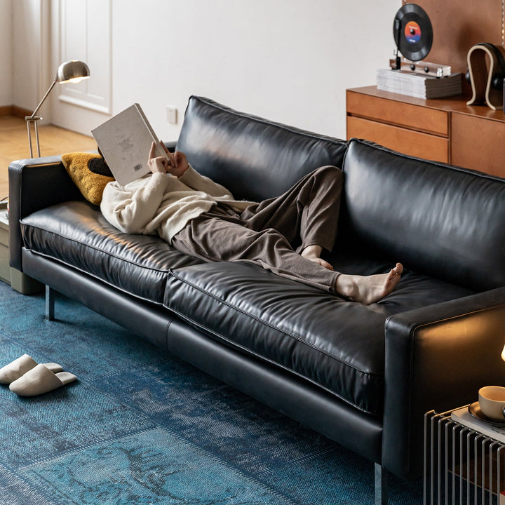 Minimalist Microfiber Leather 3 Seater Sofa UNIQUE