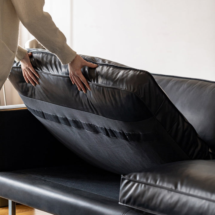 Minimalist Microfiber Leather 3 Seater Sofa UNIQUE