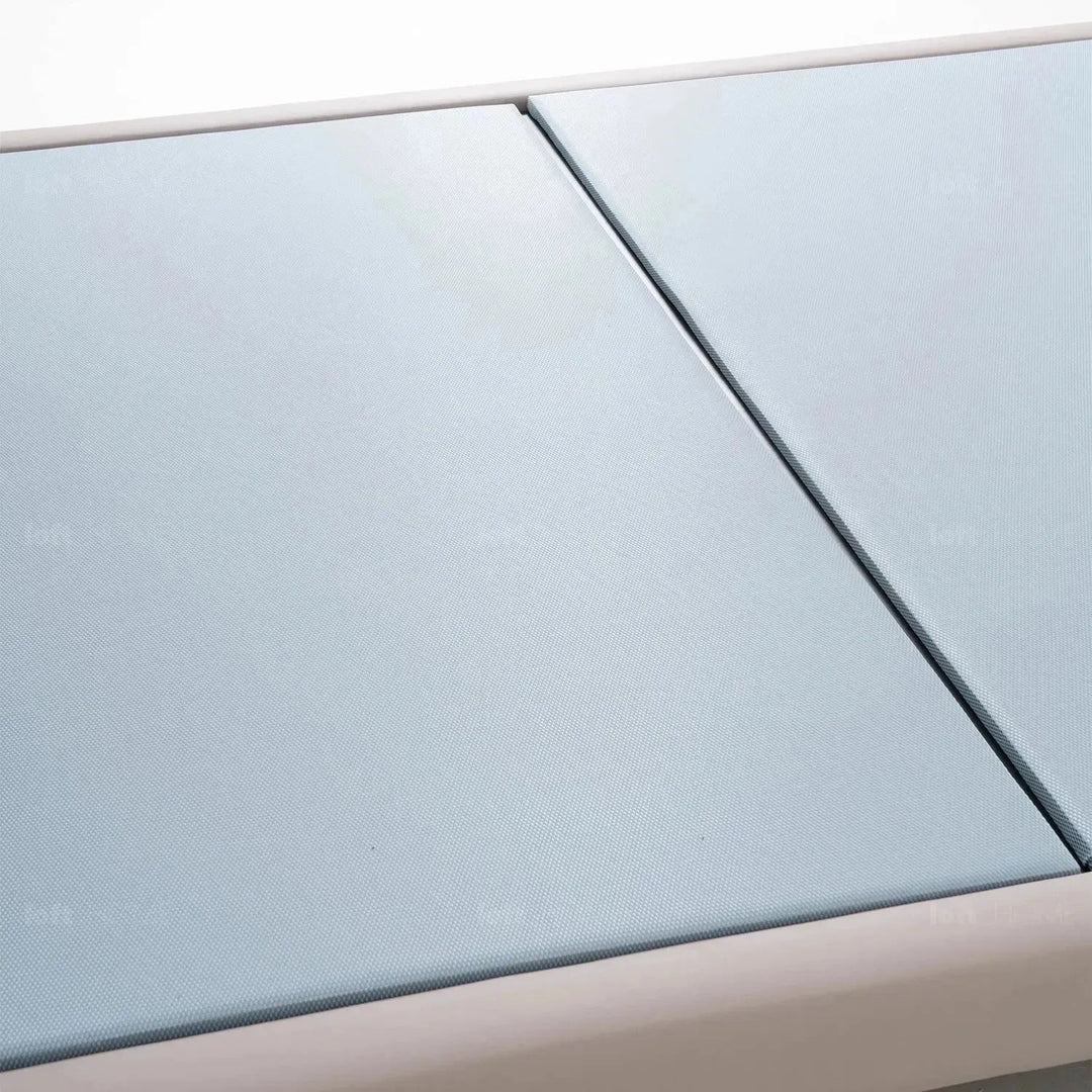 Minimalist Genuine Leather Floating Bed BENCE