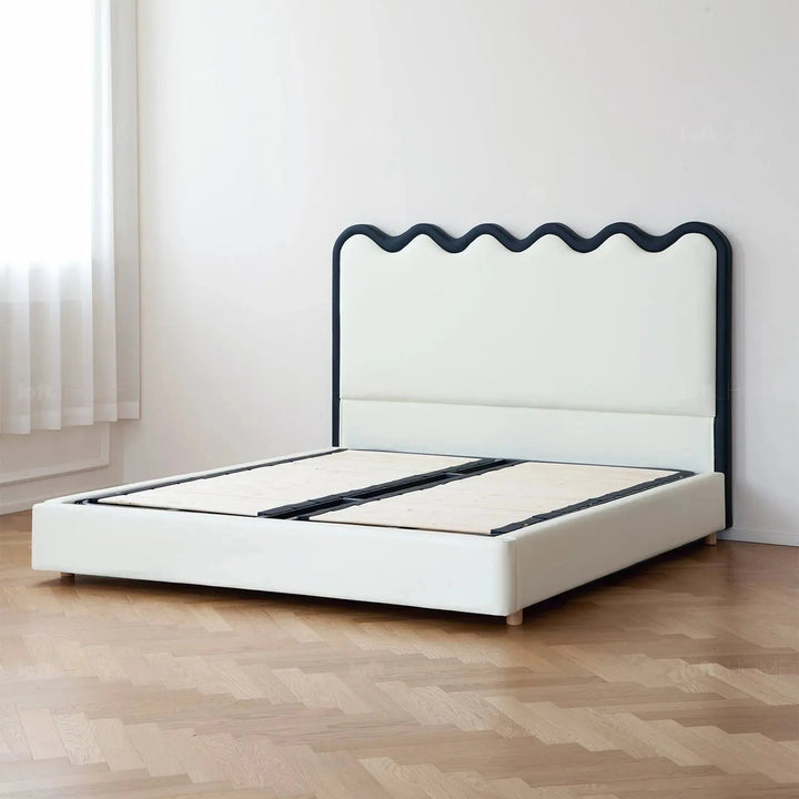 Modern Leather Bed RIPPLE