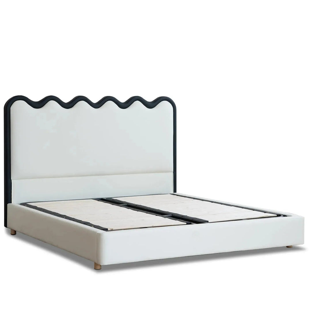 Modern Leather Bed RIPPLE