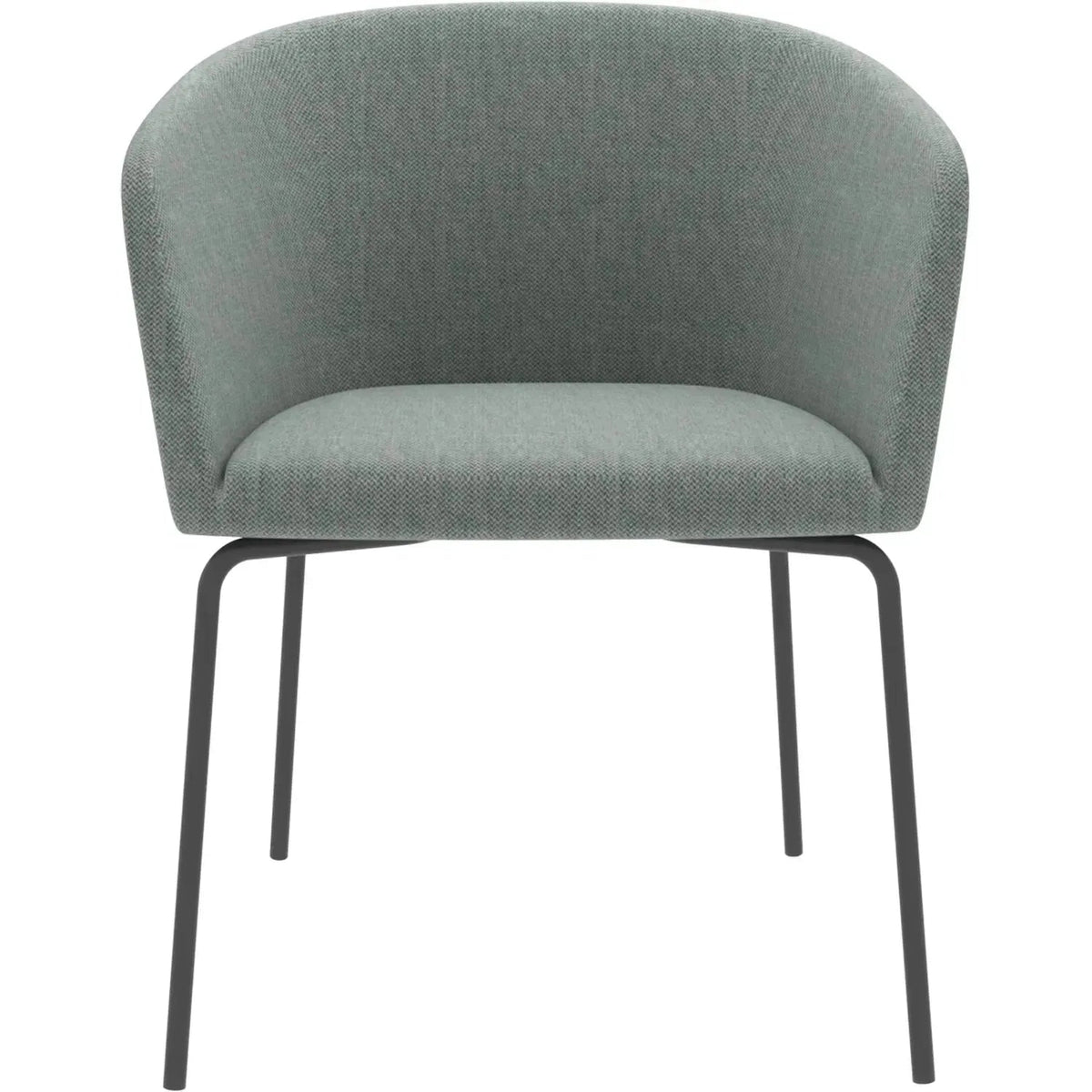 Minimalist Metal Fabric Dining Chair SLICING Material Details Chart
