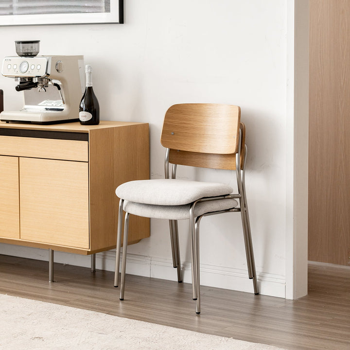 Minimalist ash wood veneer cotton fabric dining chair aeri size charts.