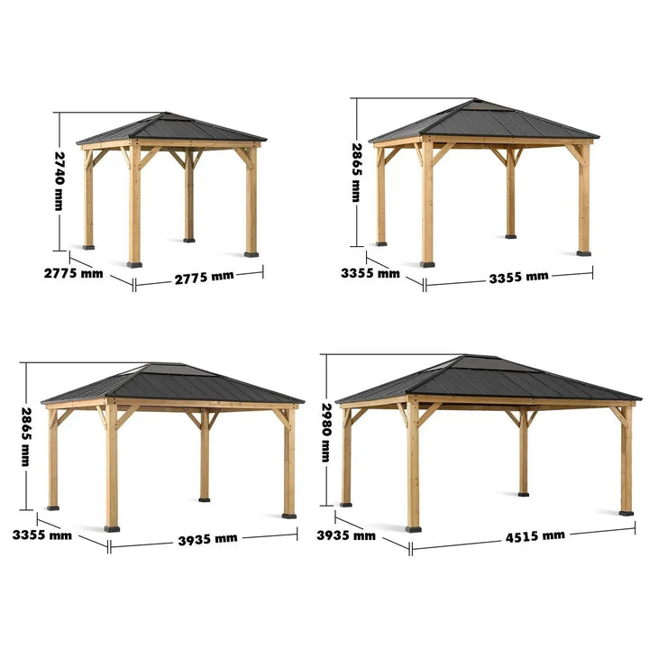 Rustic Outdoor Gazebo HARMONY