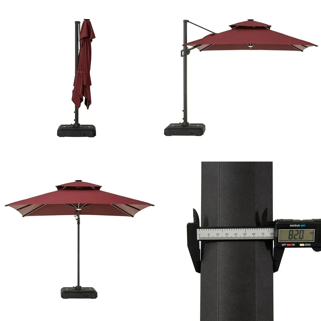 Contemporary Outdoor Umbrella LUNA
