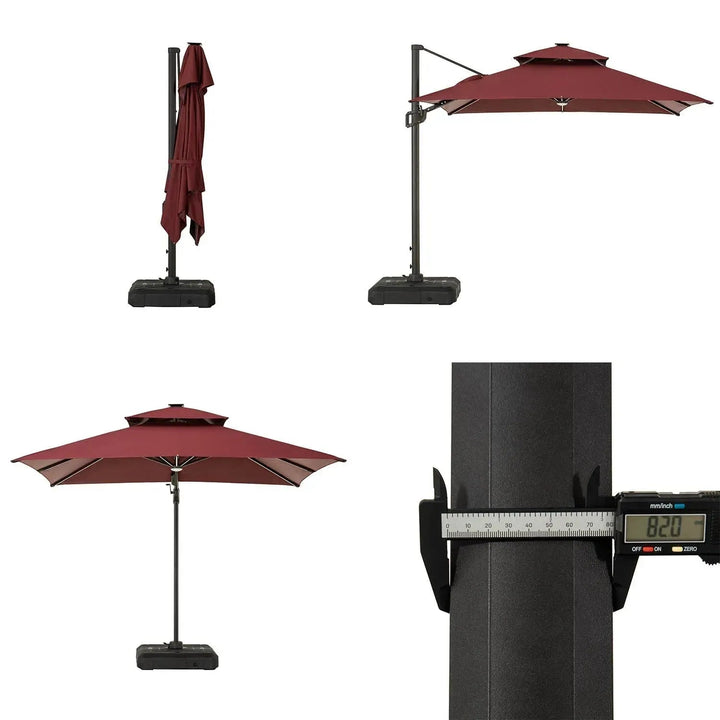 Contemporary Outdoor Umbrella LUNA