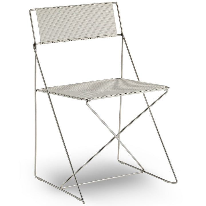 Bauhaus steel dining chair x-line situational feels.