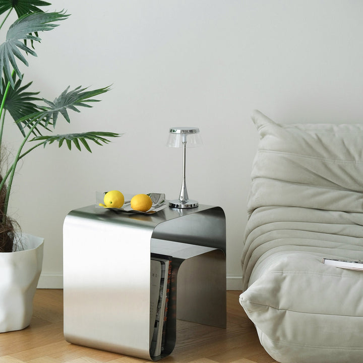 Minimalist Steel Side Table ARC