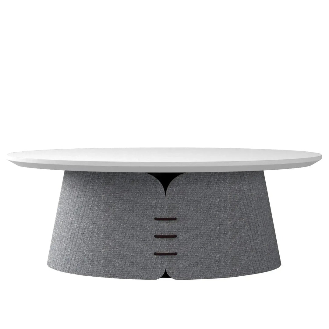 Bauhaus wood coffee table collar in still life.