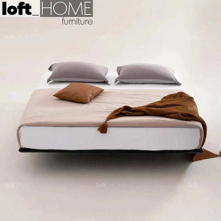 Minimalist Wood Floating Bed ANJA