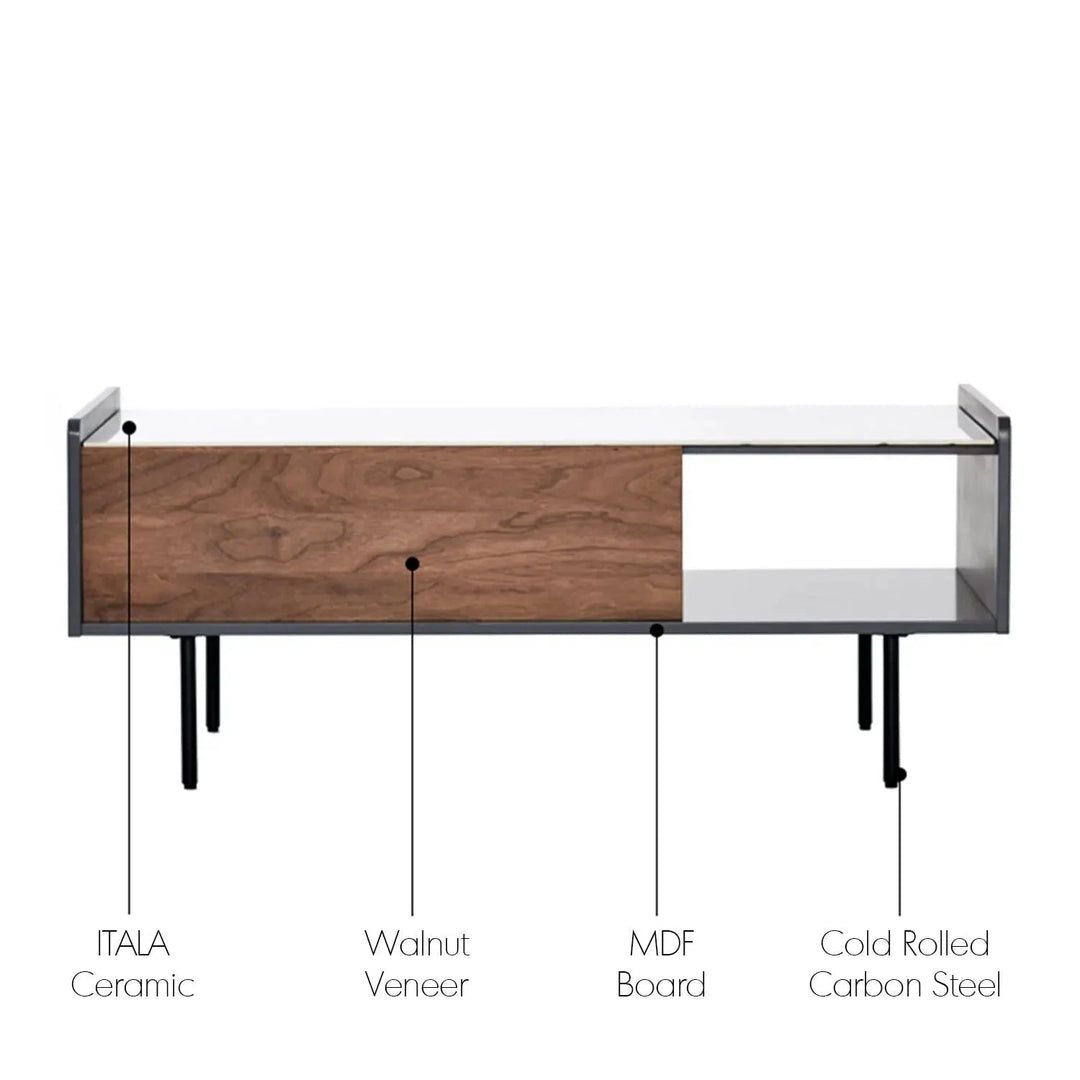 Modern Ceramic Coffee Table ALVIN