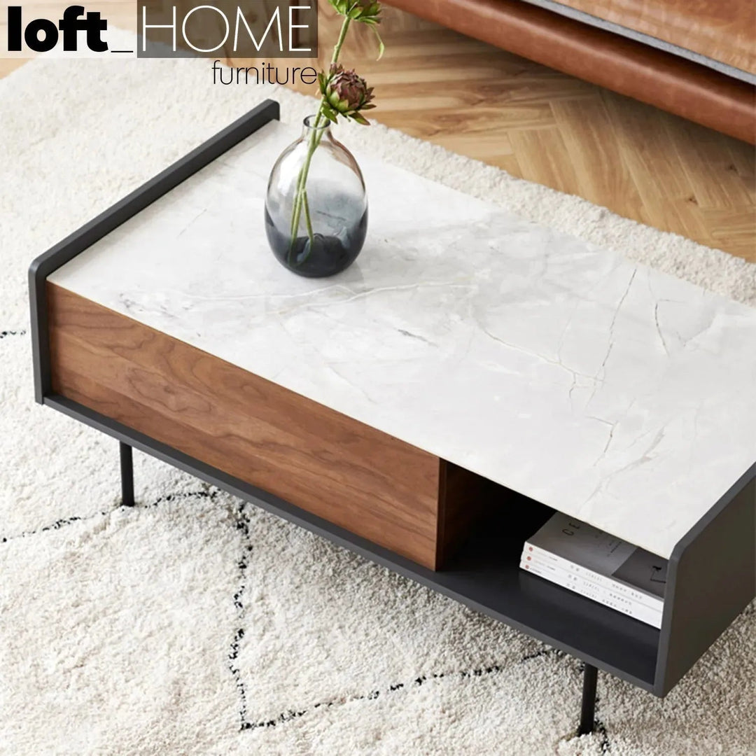 Modern Ceramic Coffee Table ALVIN