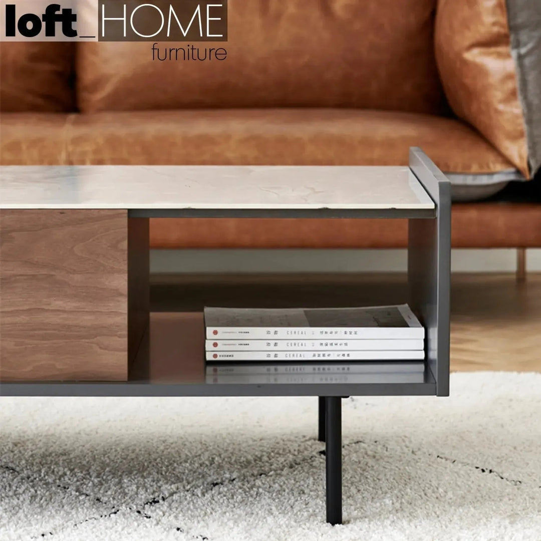 Modern Ceramic Coffee Table ALVIN