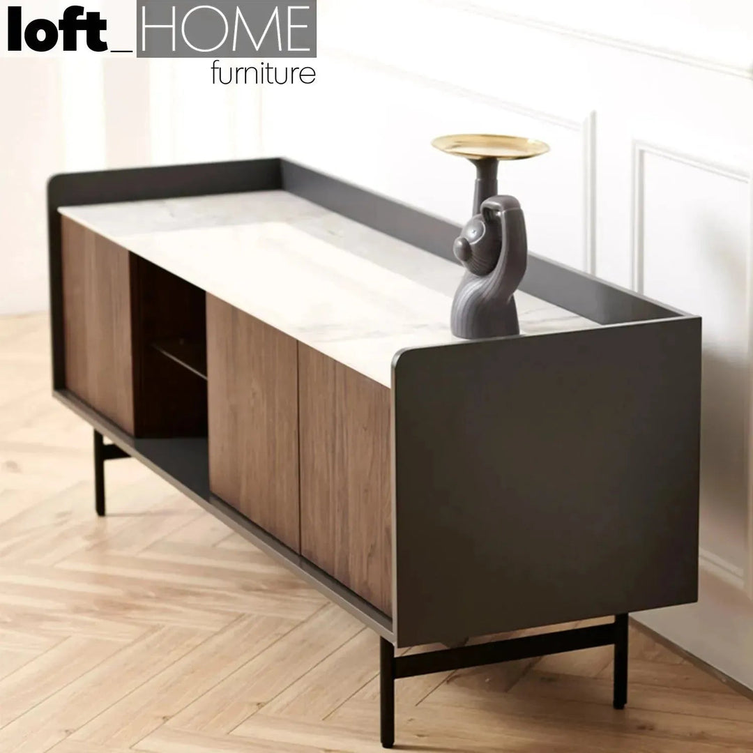 Modern Ceramic TV Console ALVIN