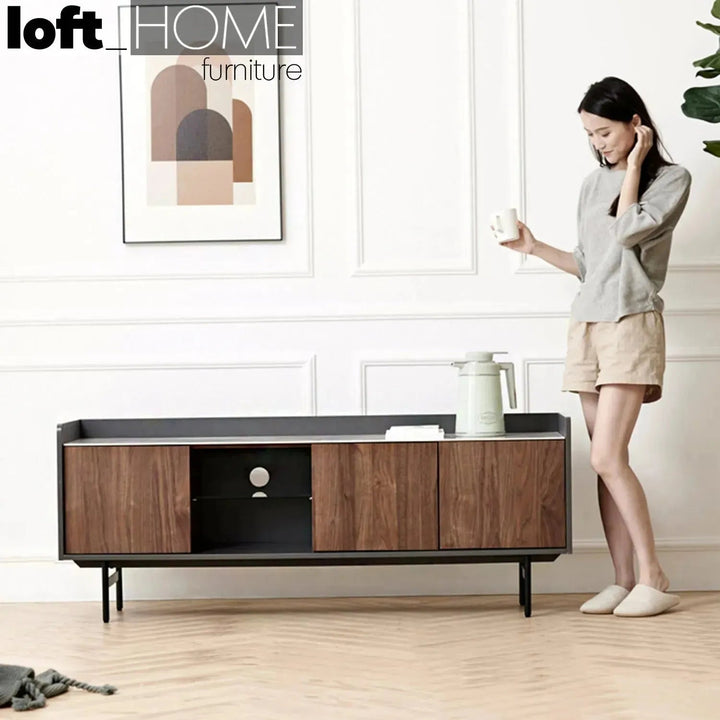 Modern Ceramic TV Console ALVIN