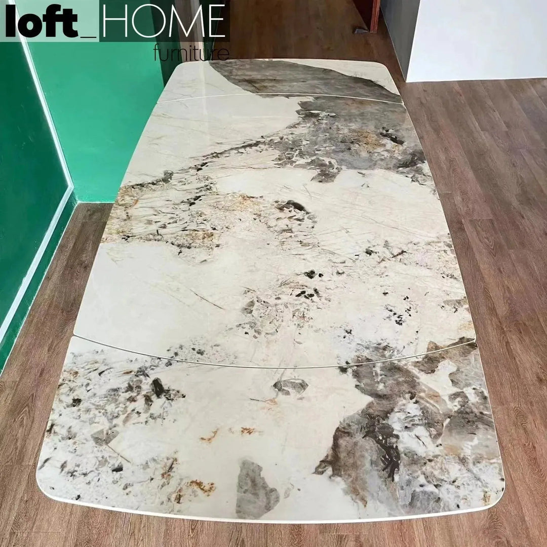 Modern Extendable Sintered Stone Dining Table LUVIA