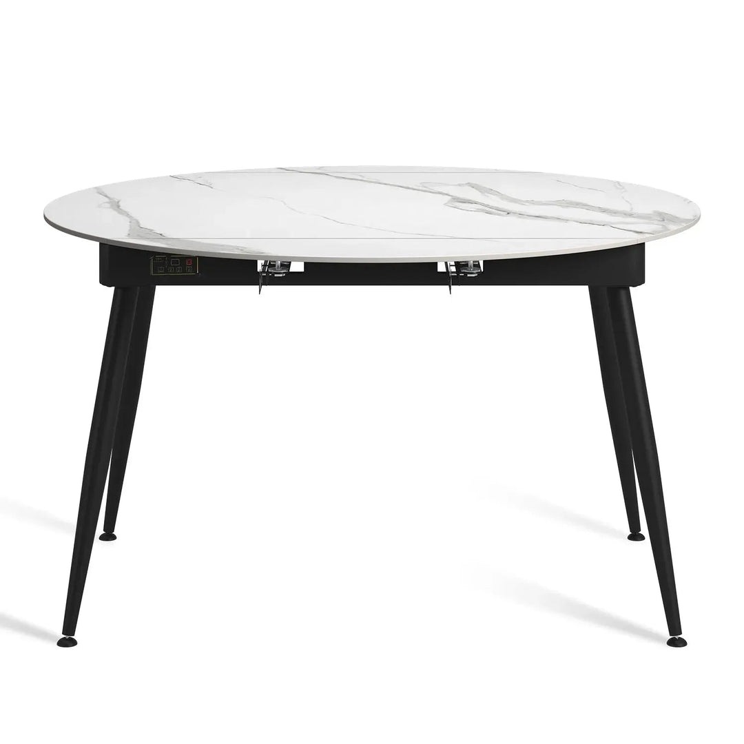 Modern Extendable Sintered Stone Round Dining Table KADY