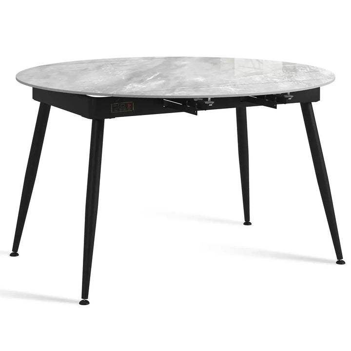 Modern Extendable Sintered Stone Round Dining Table KADY