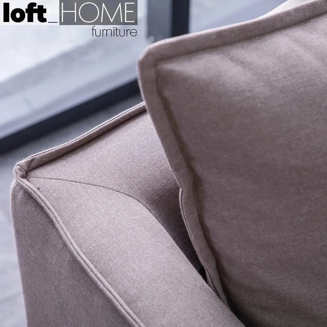 Modern Fabric 1 Seater Sofa ADAM