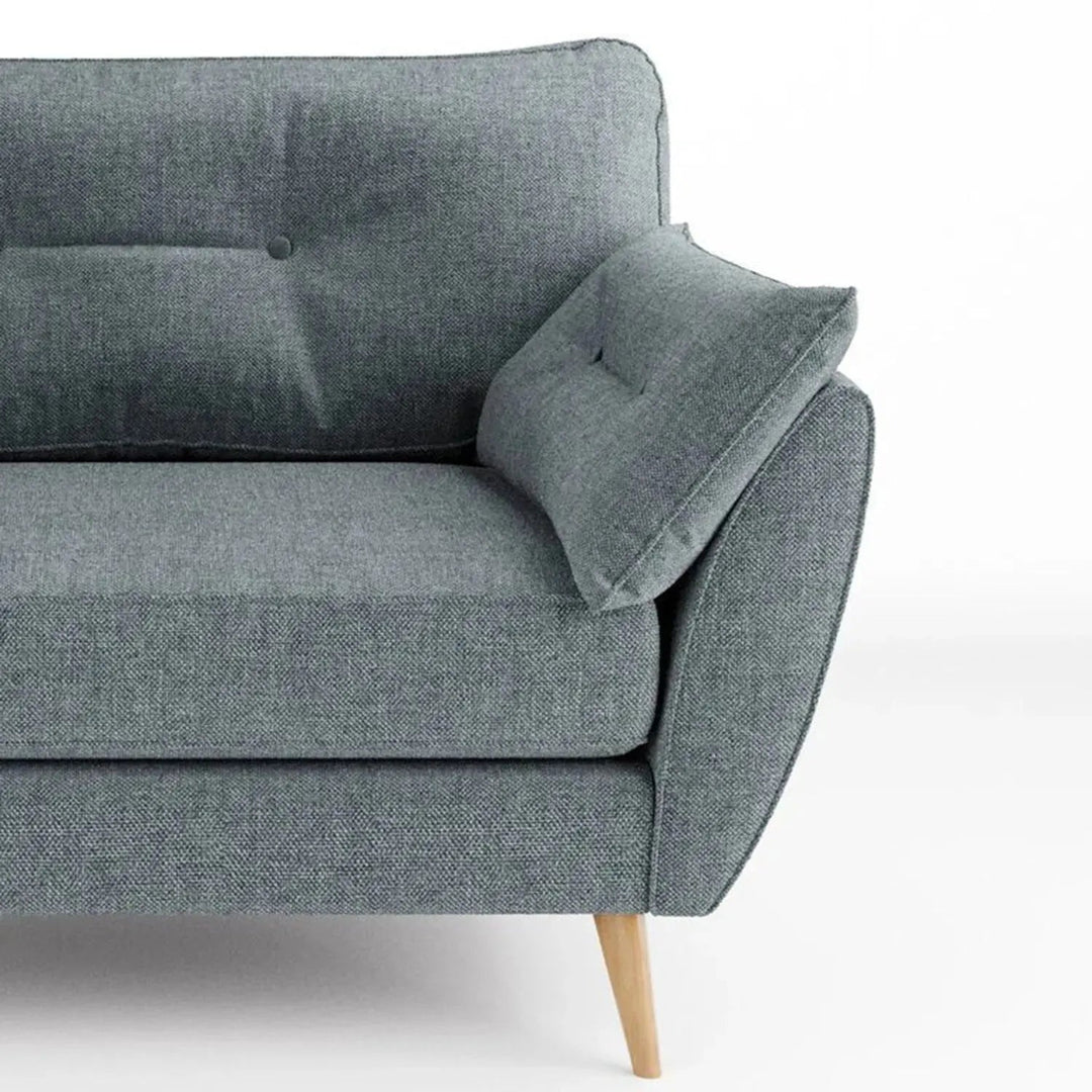 Scandinavian Fabric 1 Seater Sofa HENRI