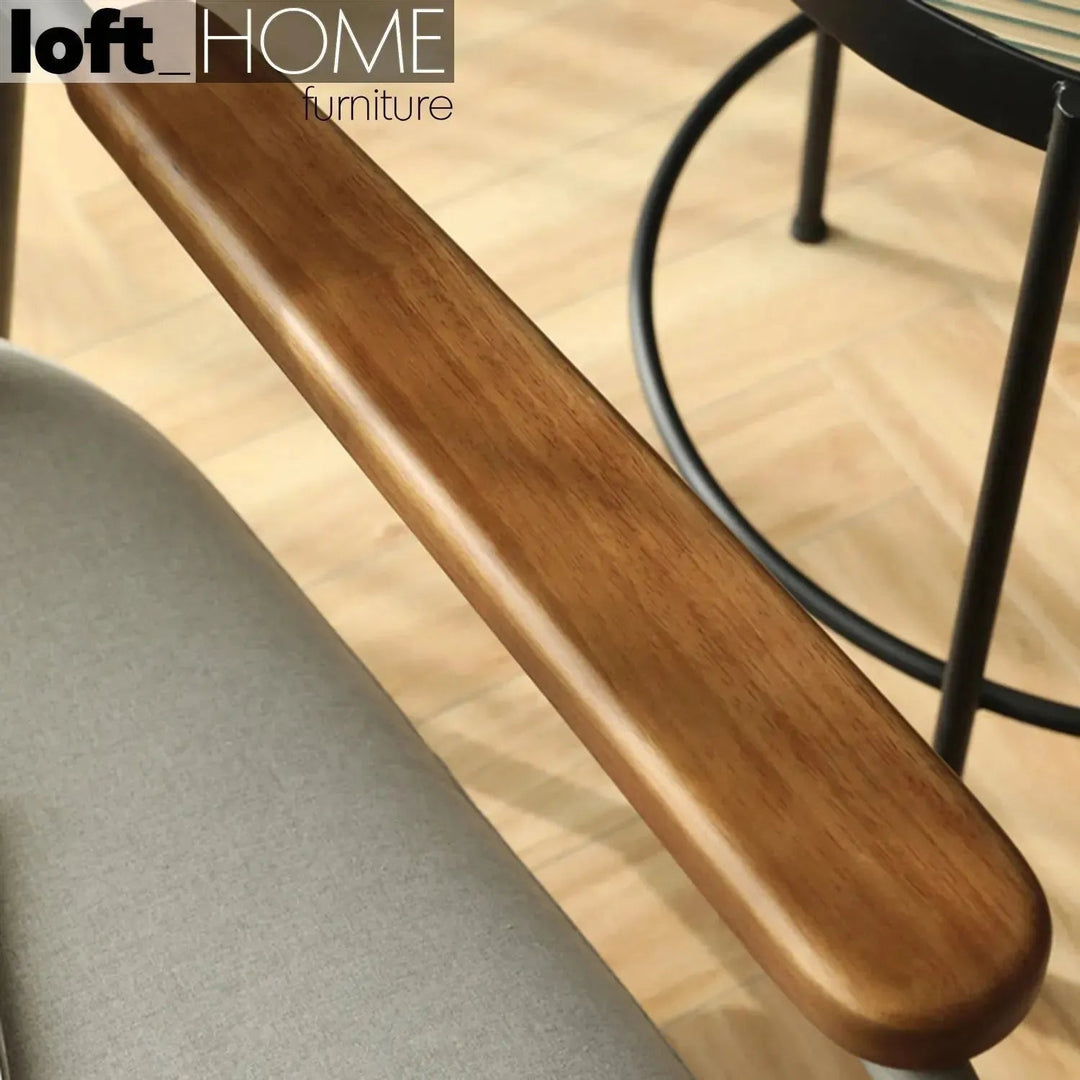 Industrial Fabric 1 Seater Sofa LISBET