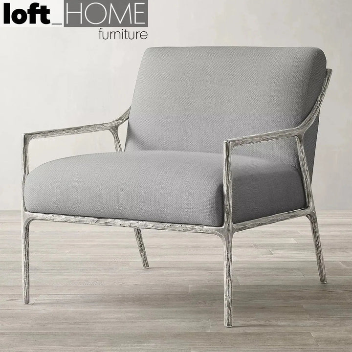 Industrial fabric 1 seater sofa thaddeus slope conceptual design.