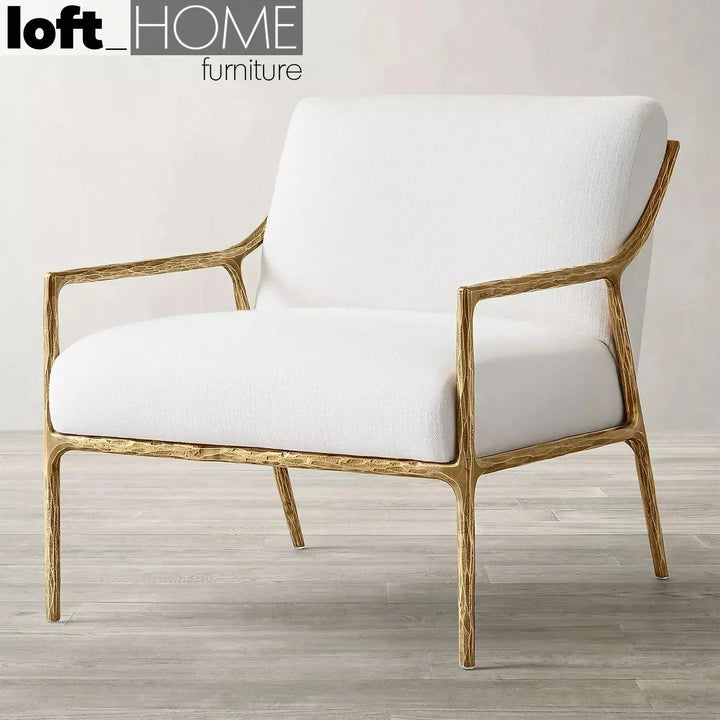Bauhaus fabric 1 seater sofa thaddeus slope primary product view.