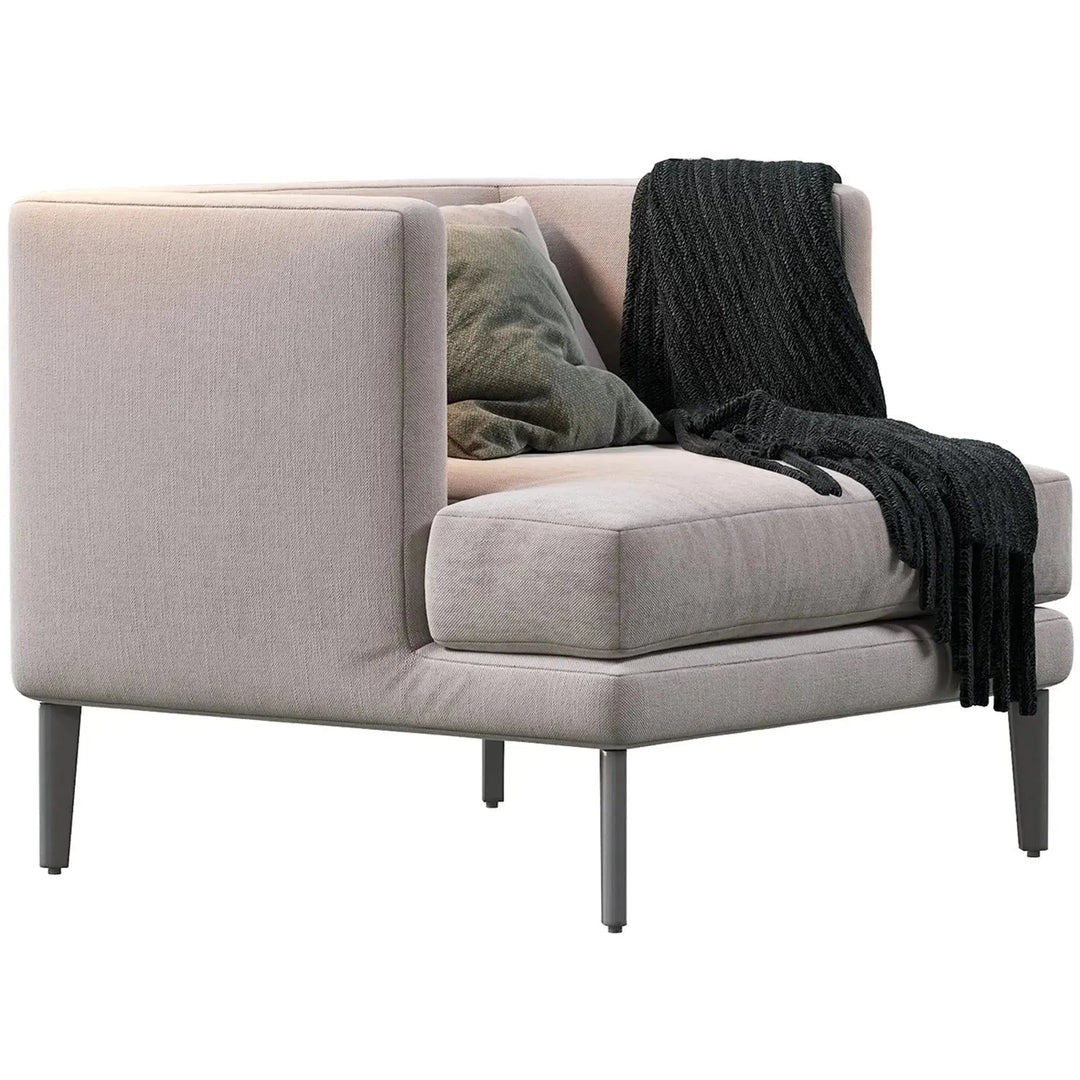 Modern Fabric 1 Seater Sofa WILLIAM
