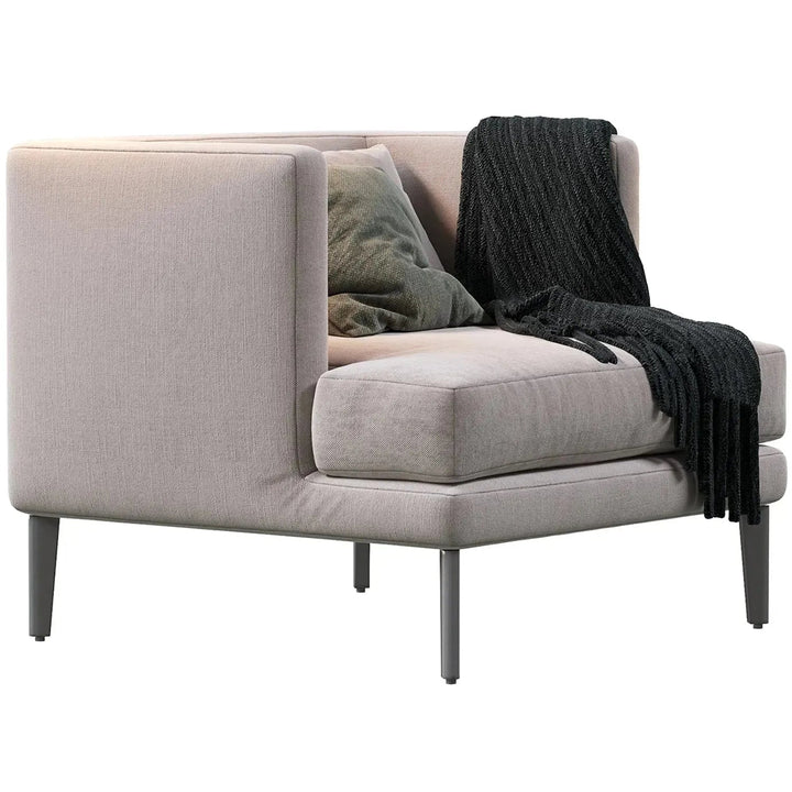 Modern Fabric 1 Seater Sofa WILLIAM