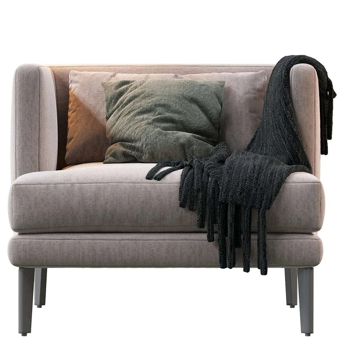 Modern Fabric 1 Seater Sofa WILLIAM