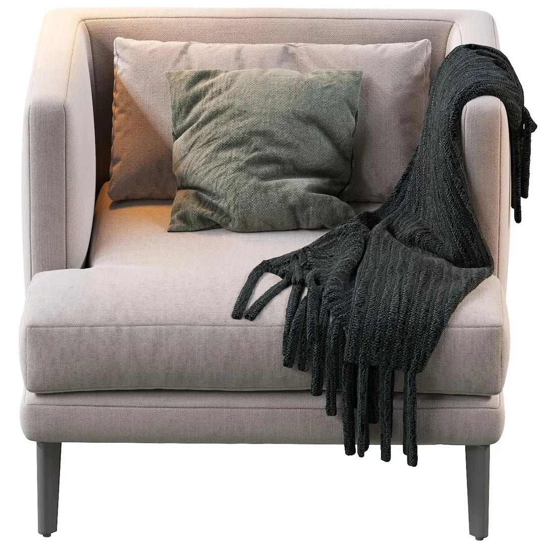 Modern Fabric 1 Seater Sofa WILLIAM