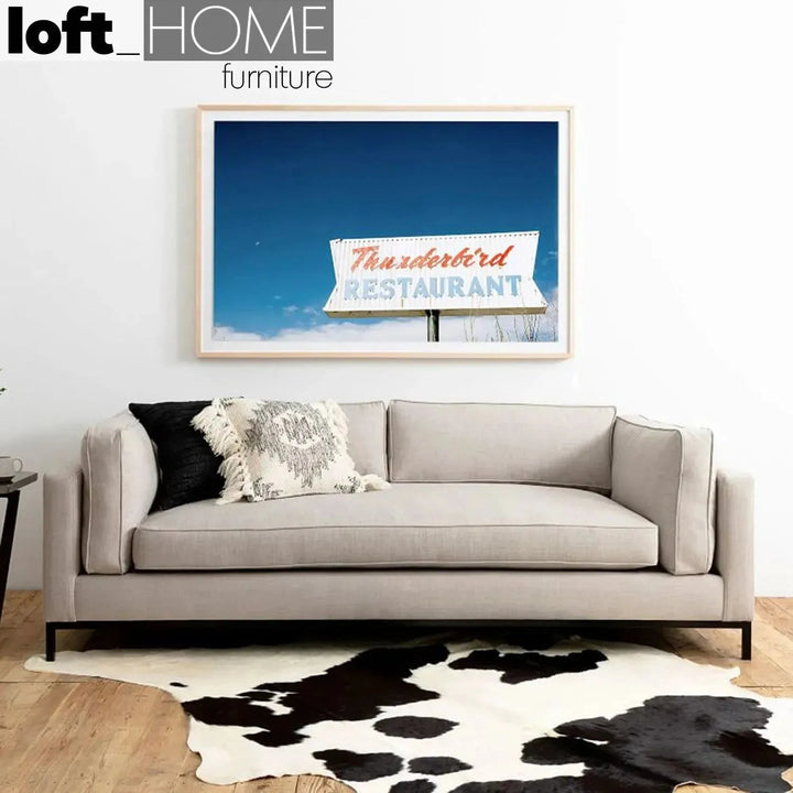 Minimalist Fabric 2 Seater Sofa DANNY