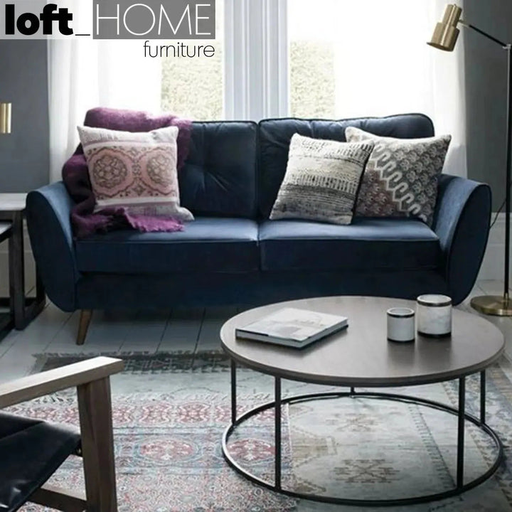 Scandinavian Fabric 2 Seater Sofa HENRI