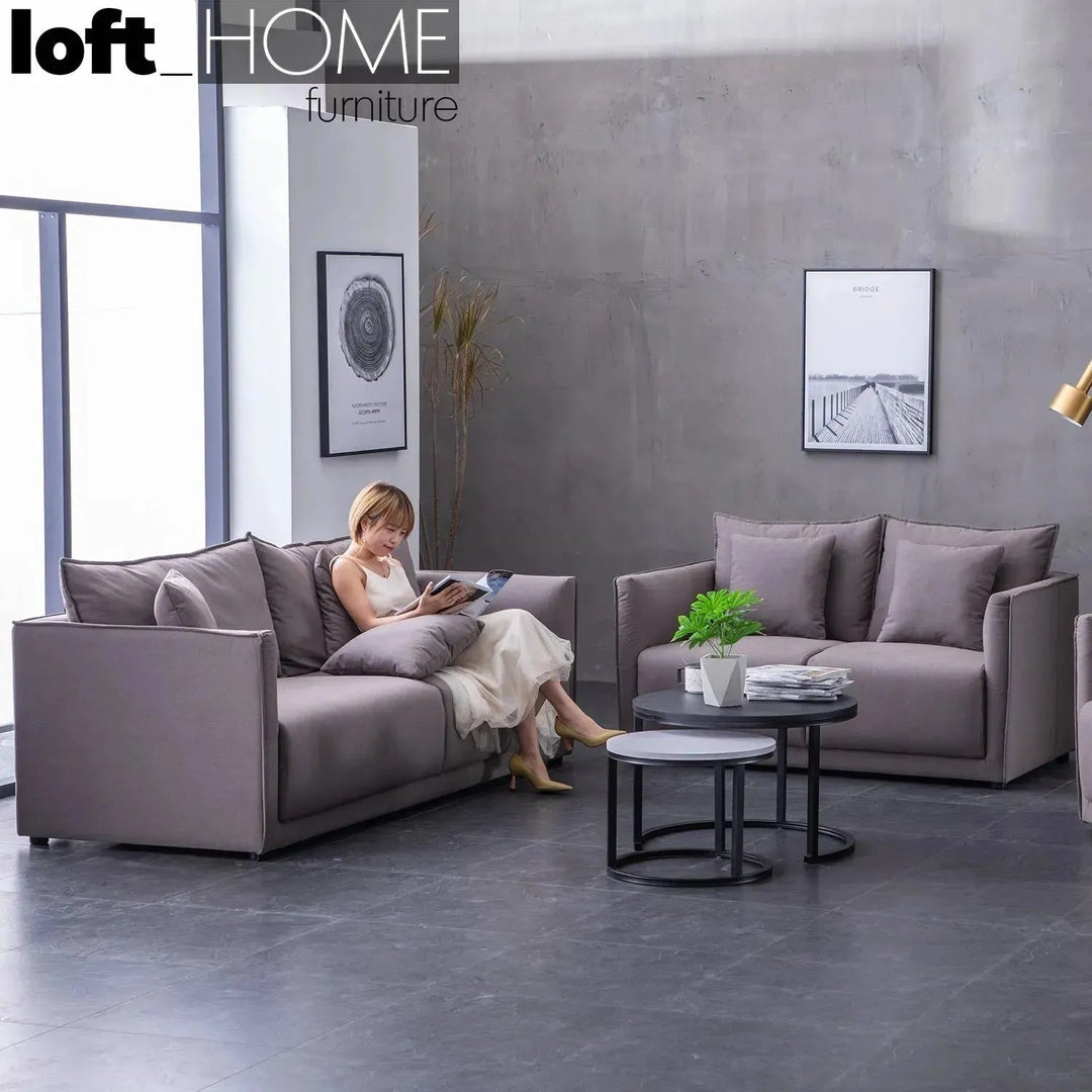 Modern Fabric 3 Seater Sofa ADAM