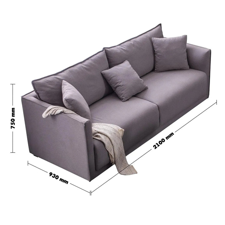 Modern Fabric 3 Seater Sofa ADAM