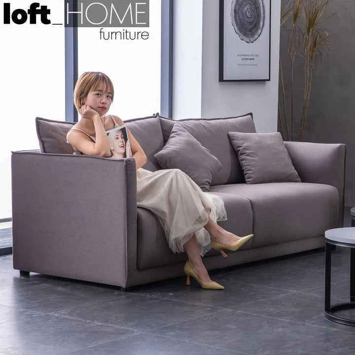 Modern Fabric 3 Seater Sofa ADAM