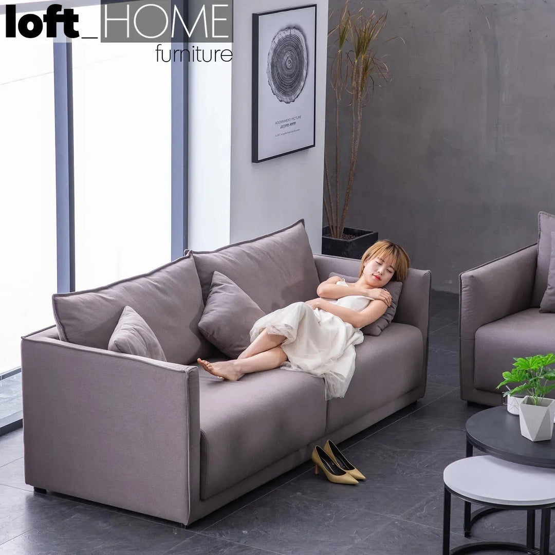 Modern Fabric 3 Seater Sofa ADAM
