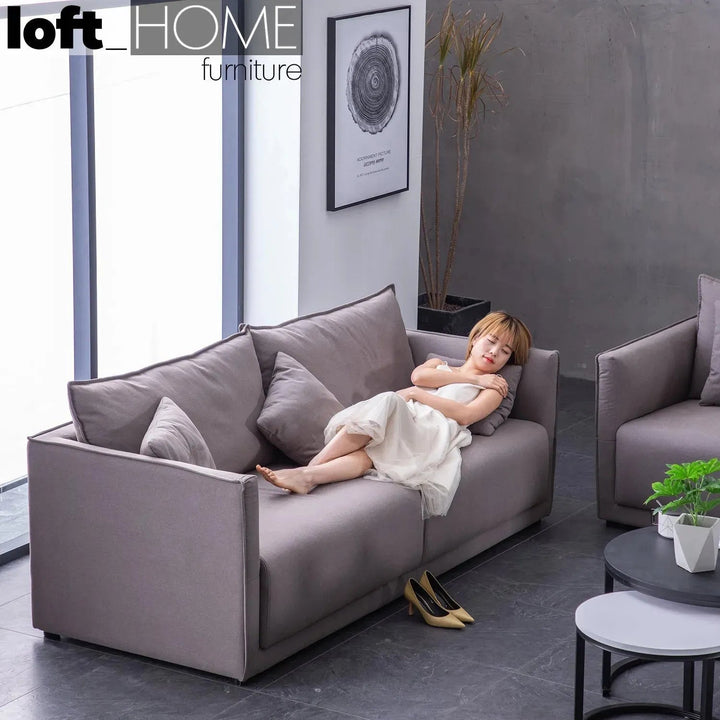 Modern Fabric 3 Seater Sofa ADAM