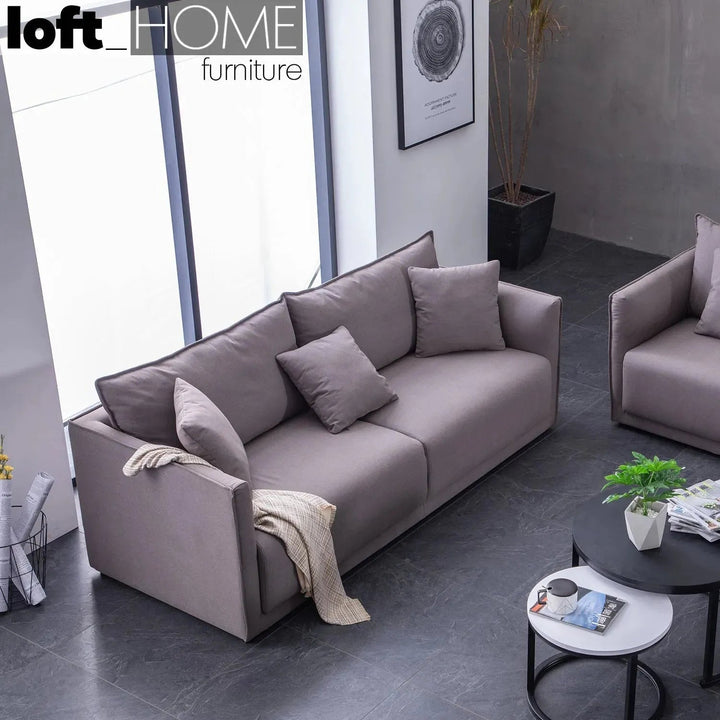 Modern Fabric 3 Seater Sofa ADAM