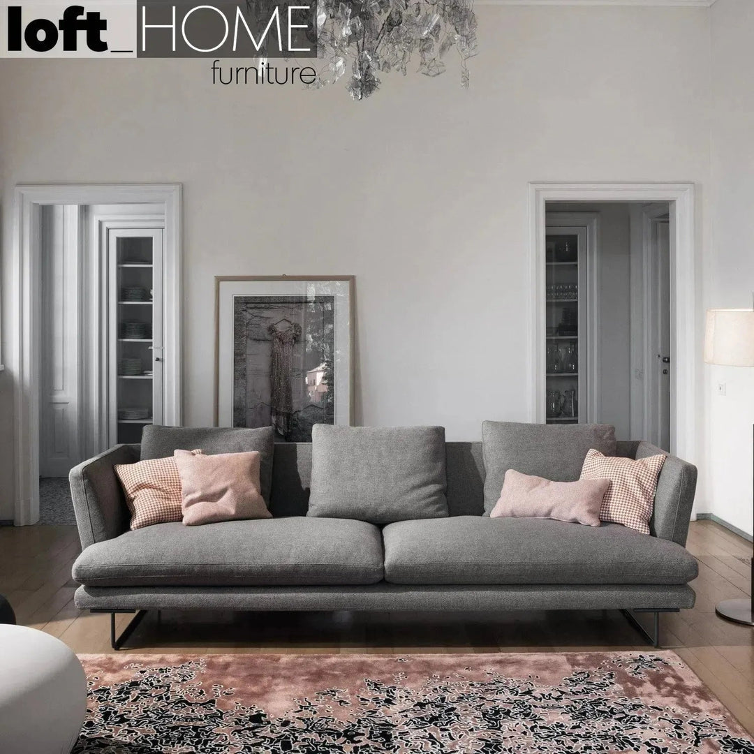 Modern Fabric 3 Seater Sofa LARS
