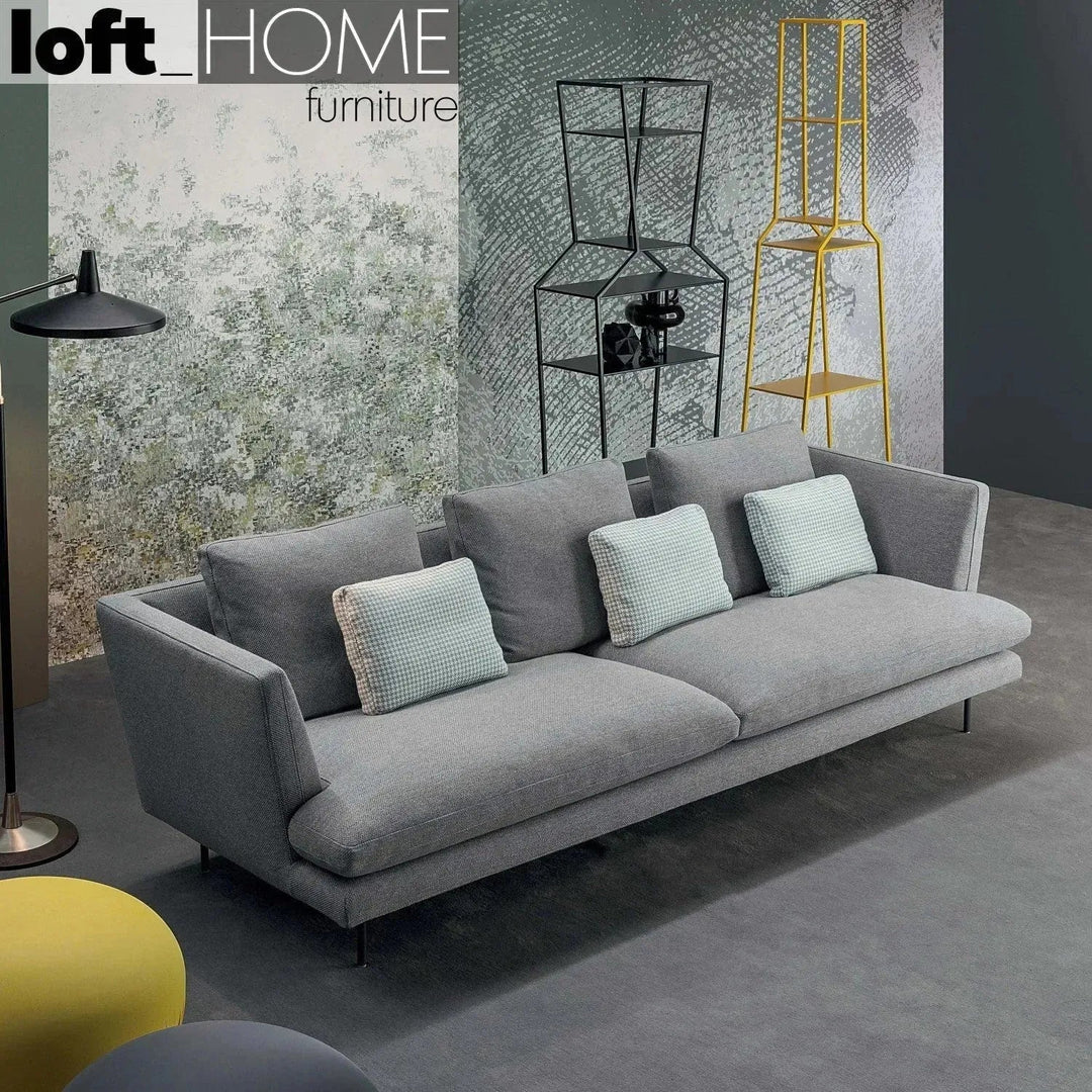 Modern Fabric 3 Seater Sofa LARS